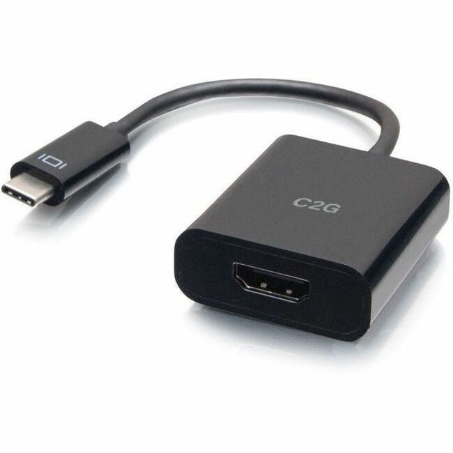 Adaptateur convertisseur audio/vidéo USB-C vers HDMI C2G - 4K 60 Hz - Noir C2G26935