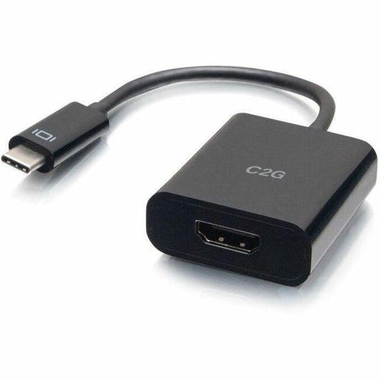 Adaptateur convertisseur audio/vidéo USB-C vers HDMI C2G - 4K 60 Hz - Noir C2G26935