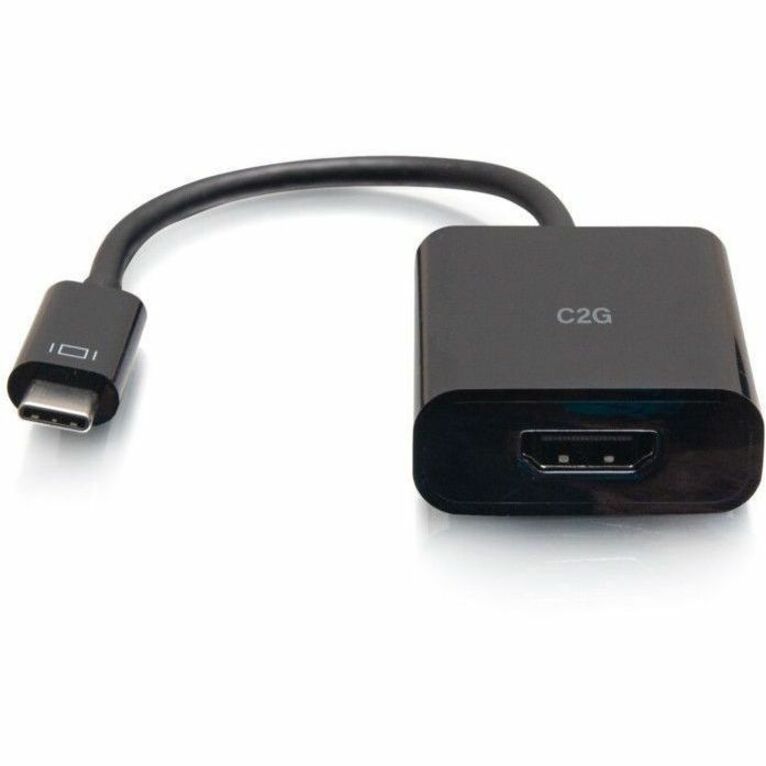 Adaptateur convertisseur audio/vidéo USB-C vers HDMI C2G - 4K 60 Hz - Noir C2G26935