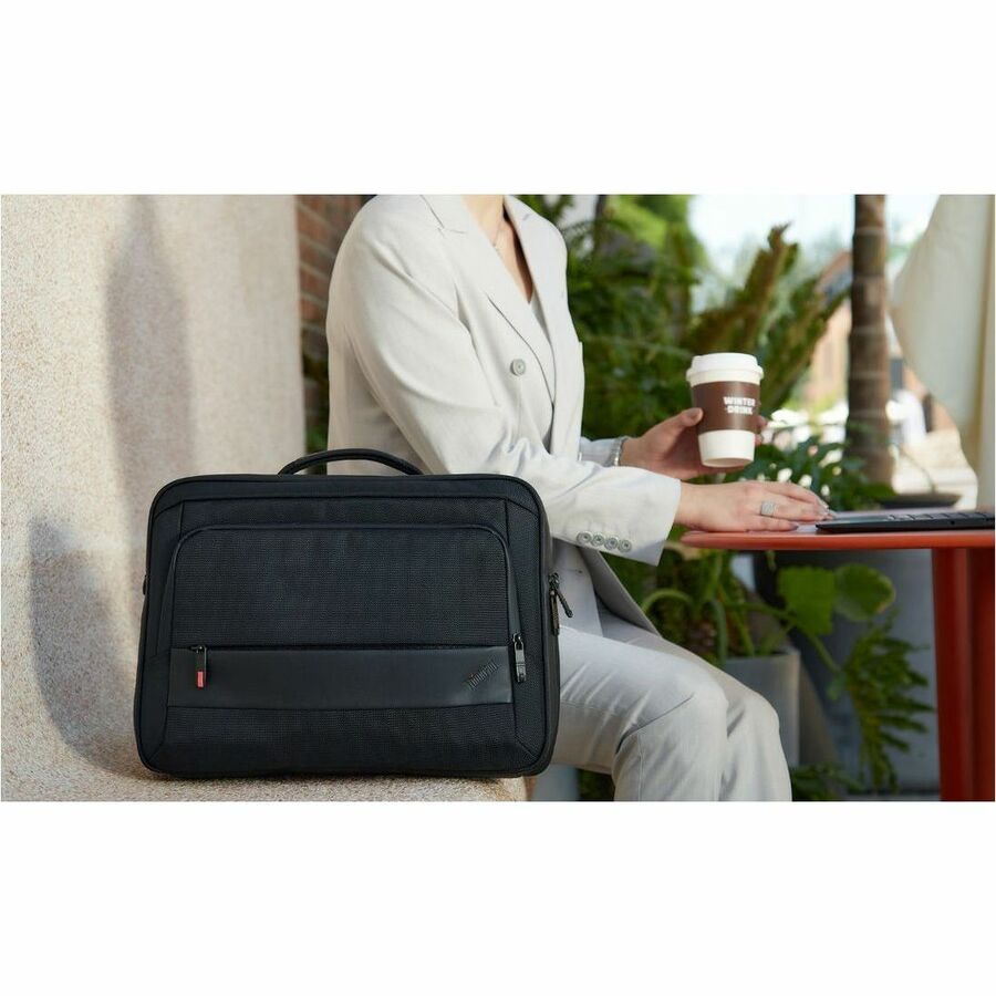 Sacoche de transport Lenovo (mallette) pour ordinateur portable Lenovo 16", accessoires, station de travail, Chromebook - Noir 4X41M69795