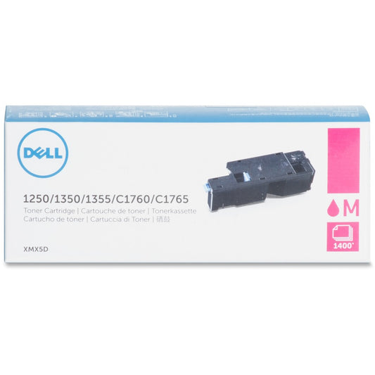 Cartouche de toner laser d'origine Dell - Magenta - 1 unité XMX5D