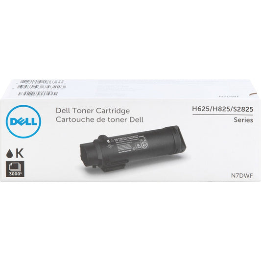 Cartouche de toner laser Dell d'origine à haut rendement - Noir - 1 unité N7DWF