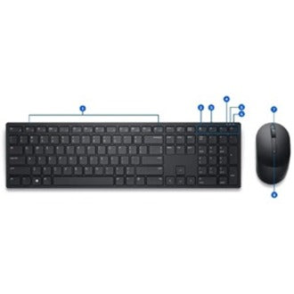Clavier et souris sans fil Dell Pro KM5221W KM5221WBKB-FRC