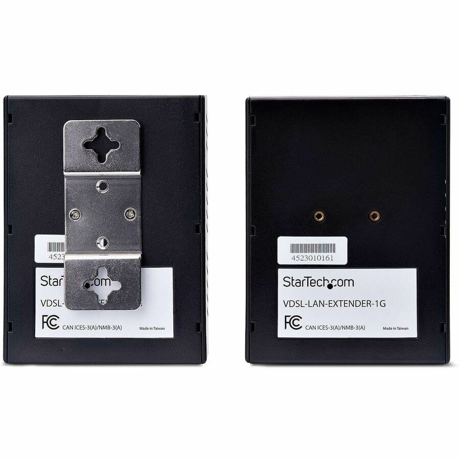 StarTech.com Kit d'extension Ethernet VDSL2 sur une seule paire de câbles, jusqu'à 1 km (0,6 mi) Répéteur LAN sur RJ11/CAT5e/CAT6, remplace 110VDSLEXT VDSL-LAN-EXTENDER-1G