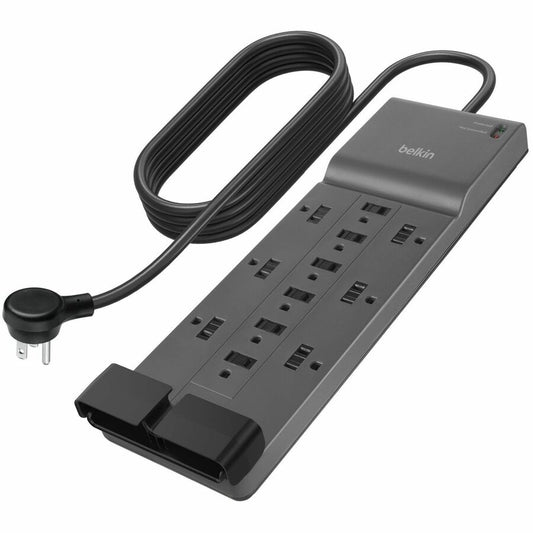 Parasurtenseur Belkin à 12 prises pour la maison/le bureau avec cordon de 8 pieds SRA009p12tt8