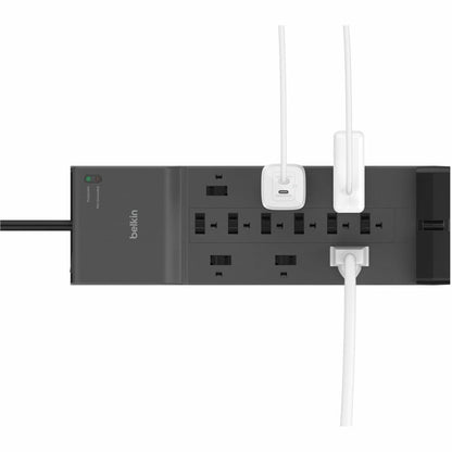Parasurtenseur Belkin à 12 prises pour la maison/le bureau avec cordon de 8 pieds SRA009p12tt8