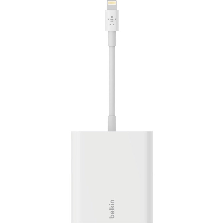 Adaptateur Ethernet + alimentation Belkin avec connecteur Lightning F8J227DSWHT