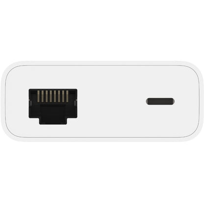 Adaptateur Ethernet + alimentation Belkin avec connecteur Lightning F8J227DSWHT