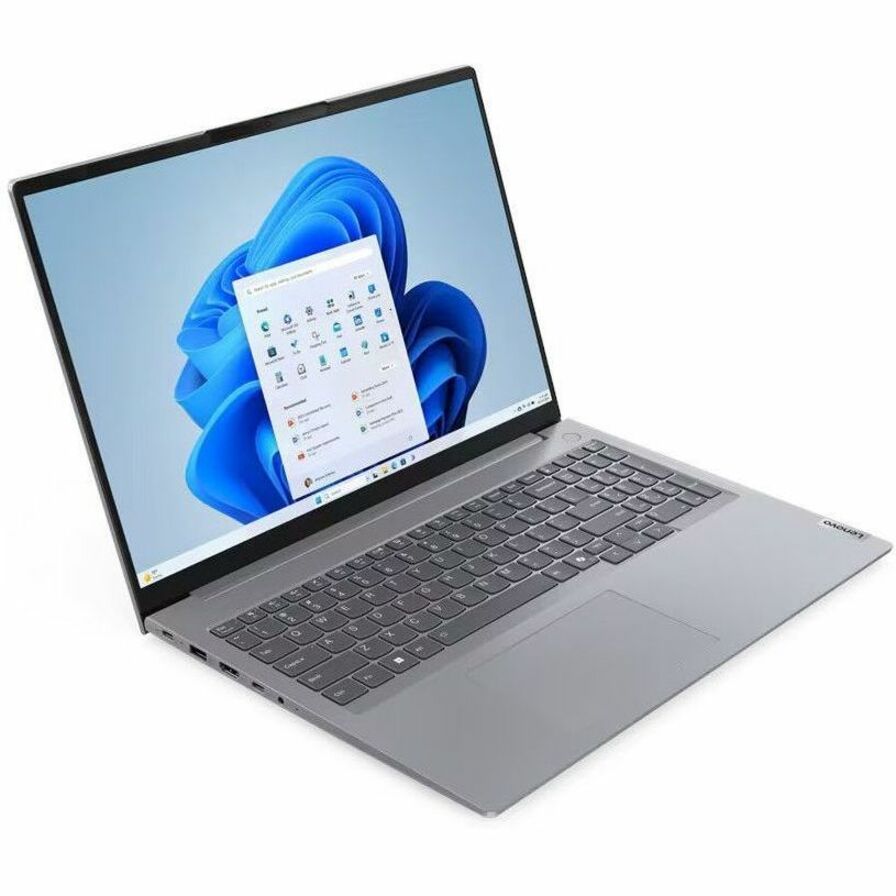 Ordinateur portable Lenovo ThinkBook 16 G7 ARP 21MW0002US 16" avec écran tactile - WUXGA - AMD Ryzen 5 7535HS - 16 Go - SSD 512 Go - Clavier anglais (États-Unis) - Gris arctique 21MW0002US