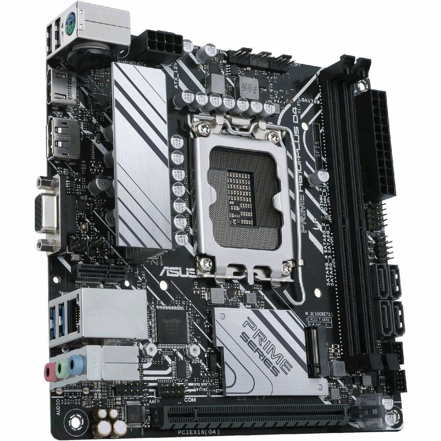 Carte mère de bureau Asus Prime PRIME H610I-PLUS D4-CSM - Chipset Intel H610 - Socket LGA-1700 - Mini ITX PRIME H610I-PLUSD4-CSM