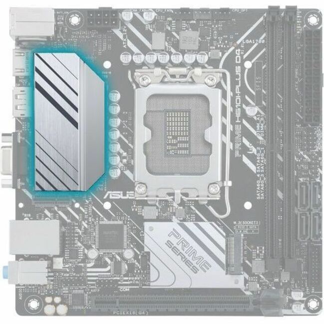 Carte mère de bureau Asus Prime PRIME H610I-PLUS D4-CSM - Chipset Intel H610 - Socket LGA-1700 - Mini ITX PRIME H610I-PLUSD4-CSM