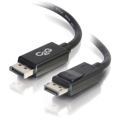 Câble DisplayPort C2G de 1,8 m avec loquets 8K UHD M/M - Noir 54401