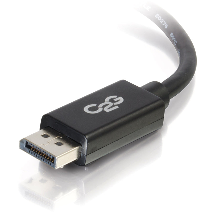 Câble DisplayPort C2G de 1,8 m avec loquets 8K UHD M/M - Noir 54401
