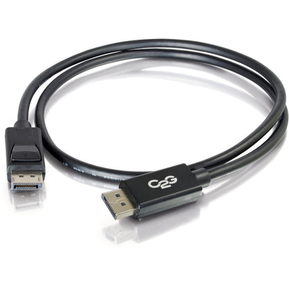 Câble DisplayPort C2G de 1,8 m avec loquets 8K UHD M/M - Noir 54401