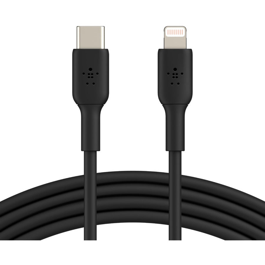 Câble Belkin BoostCharge USB-C vers Lightning (1 mètre / 3,3 pieds, noir) CAA003BT1MBK
