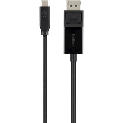Belkin USB-C to DisplayPort Adapter Cable 4k 60Hz 6 foot - Black B2B103-06-BLK