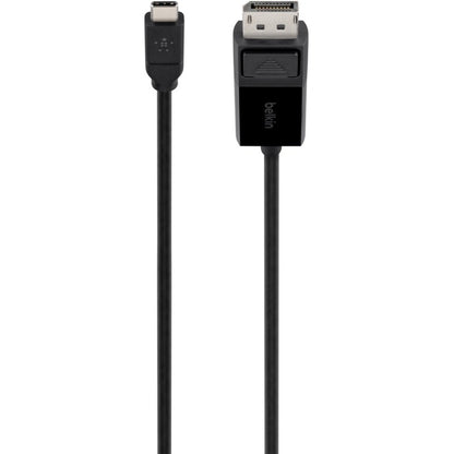 Belkin USB-C to DisplayPort Adapter Cable 4k 60Hz 6 foot - Black B2B103-06-BLK
