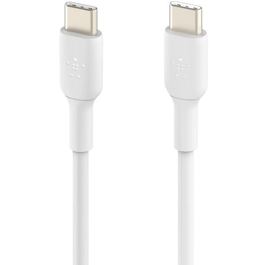 Câble Belkin BoostCharge USB-C vers USB-C (1 mètre / 3,3 pieds, blanc) CAB003BT1MWH
