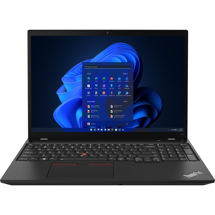 Station de travail mobile Lenovo ThinkPad 21HK0007US 16" - WUXGA - Intel Core i7 13e génération i7-1360P - 16 Go - SSD 512 Go - Clavier anglais - Villi Black 21HK0007US