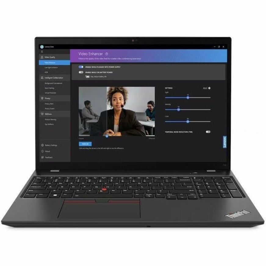 Ordinateur portable Lenovo ThinkPad T16 Gen 2 21HH001JUS 16" - WUXGA - Intel Core i5 13e génération i5-1335U - 16 Go - SSD 512 Go - Clavier anglais - Thunder Black 21HH001JUS