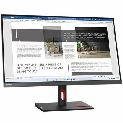 Lenovo ThinkVision S27i-30 27" Class Full HD LED Monitor - 16:9 - Storm Gray 63DFKAT4US