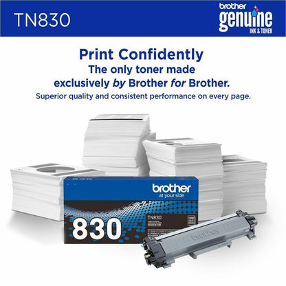 Cartouche de toner laser Brother d'origine à rendement standard - Noir - 1 unité TN830