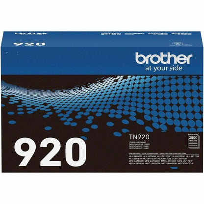Cartouche de toner laser Brother d'origine à rendement standard - Noir - 1 unité TN920