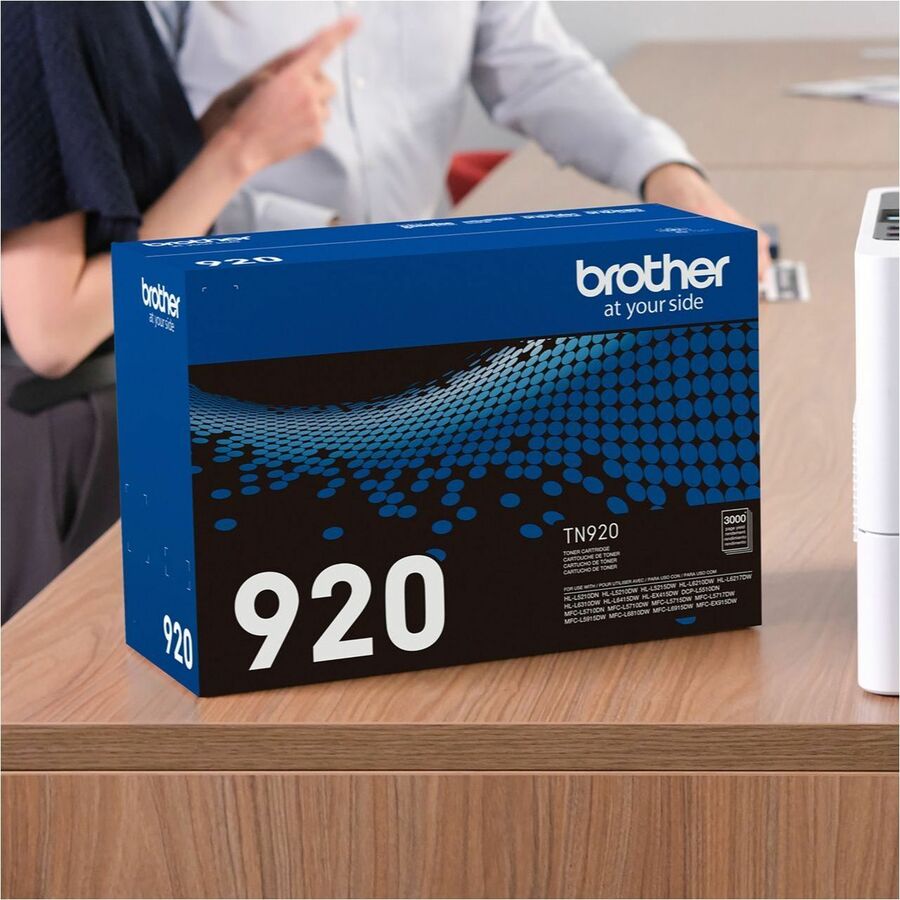 Cartouche de toner laser Brother d'origine à rendement standard - Noir - 1 unité TN920