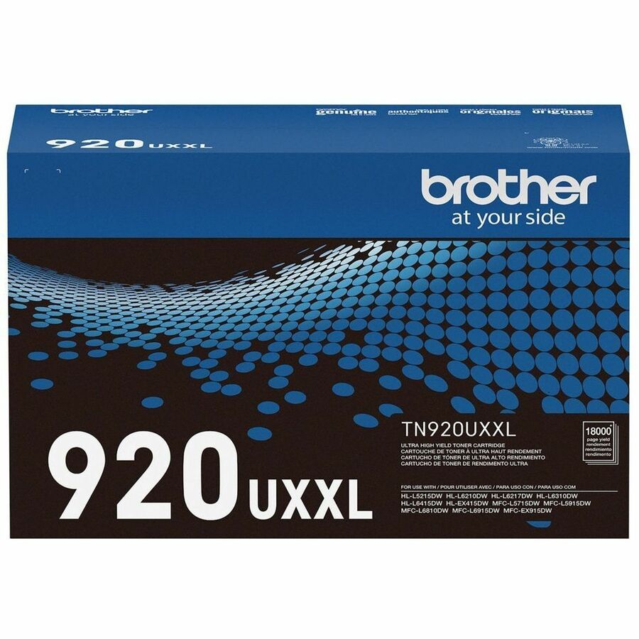 Cartouche de toner laser à très haut rendement d'origine Brother - Noir - 1 unité TN920UXXL