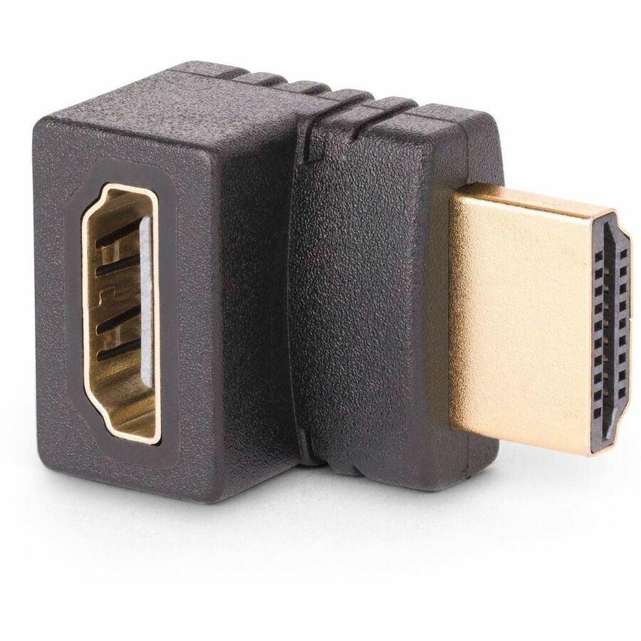 Adaptateur HDMI 2.0 coudé vers le bas StarTech.com, mâle vers femelle, économiseur de port HDMI coudé vertical à 90 degrés, 4K 60 Hz, extension de connecteur HDMI haute vitesse HDMI2HDMIMFDN