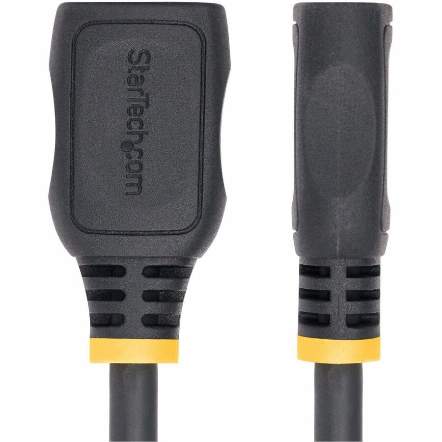 StarTech.com Câble d'extension HDMI 2.0 de 1 m (3,3 pi), câble de protection de port HDMI haute vitesse, 4K 60 Hz, câble adaptateur d'extension HDMI mâle vers femelle HD2MF3FL