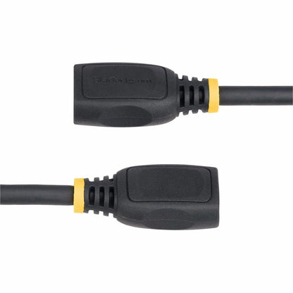 StarTech.com Câble d'extension HDMI 2.0 de 1 m (3,3 pi), câble de protection de port HDMI haute vitesse, 4K 60 Hz, câble adaptateur d'extension HDMI mâle vers femelle HD2MF3FL