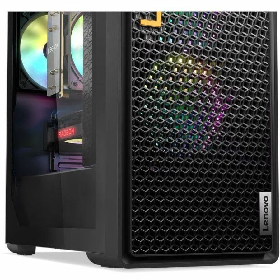 Ordinateur de bureau de jeu Lenovo Legion T5 26ARA8 90UX0015US - AMD Ryzen 7 7700 - 32 Go - SSD 1 To - Tour - Gris orage 90UX0015US