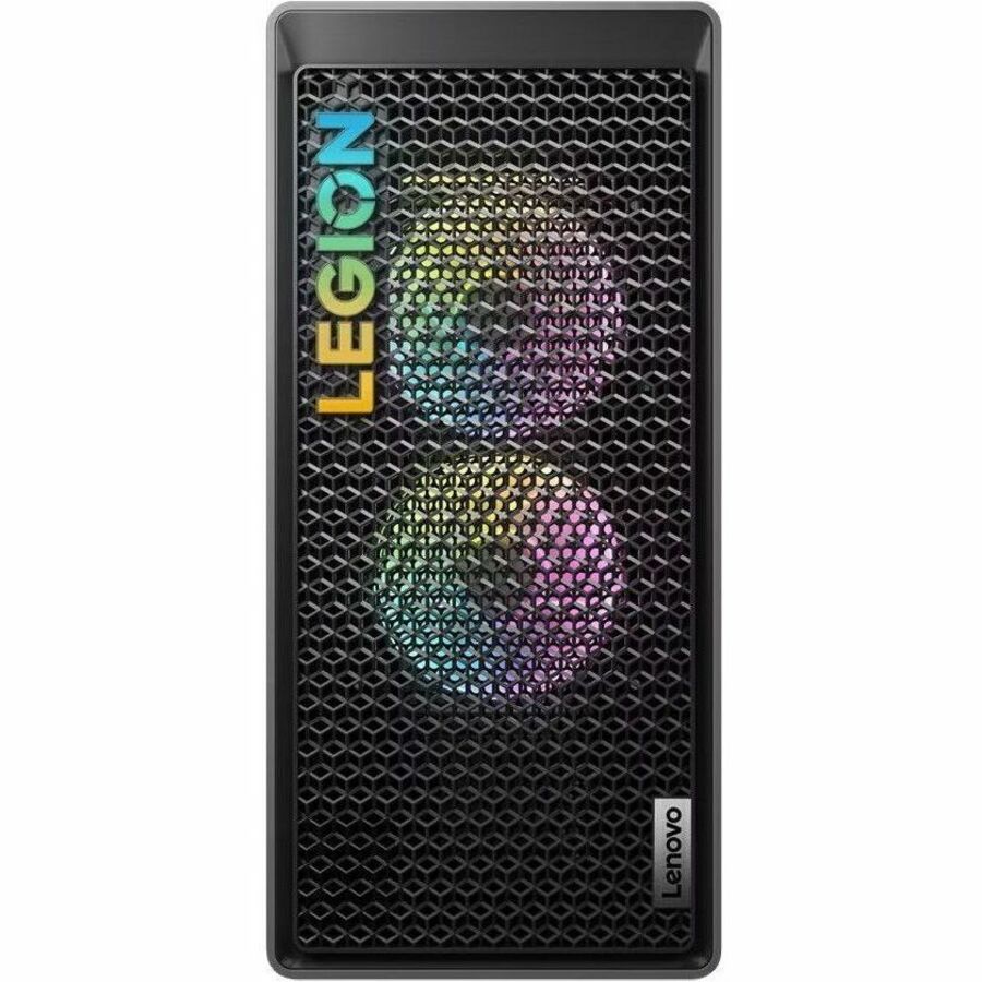 Ordinateur de bureau de jeu Lenovo Legion T5 26ARA8 90UX0015US - AMD Ryzen 7 7700 - 32 Go - SSD 1 To - Tour - Gris orage 90UX0015US