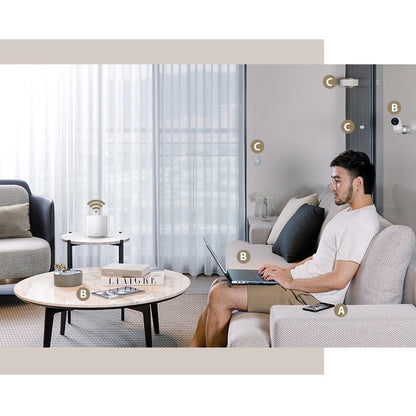 Asus ZenWiFi ET8 ET8 (W-2-PK) Wi-Fi 6 IEEE 802.11ax  Wireless Router ET8 (W-2-PK)