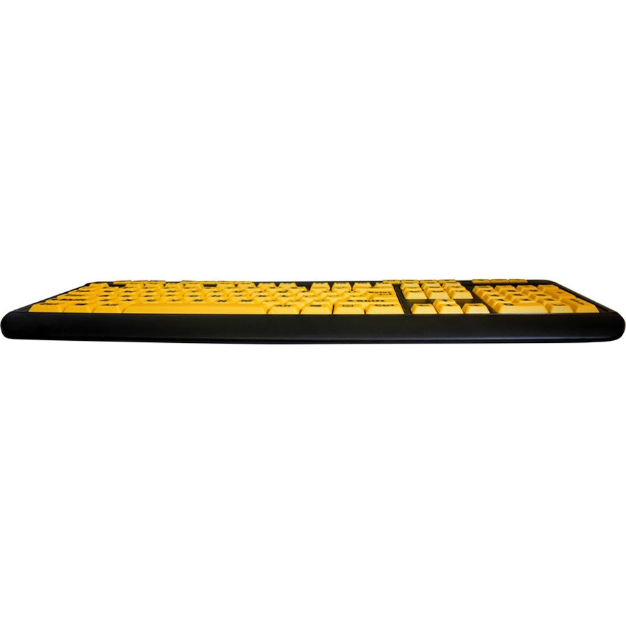 Clavier de bureau multimédia Adesso Luminous 4X à gros caractères AKB-132UY