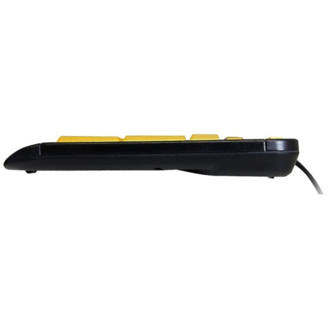 Clavier de bureau multimédia Adesso Luminous 4X à gros caractères AKB-132UY