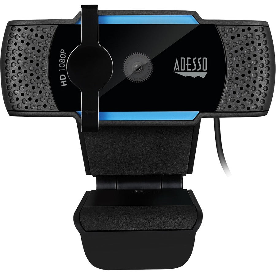 Webcam Adesso CyberTrack CyberTrack H5 - 2,1 mégapixels - 30 ips - Noir, Bleu - USB 2.0 - 1 de chaque CYBERTRACKH5
