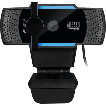 Webcam Adesso CyberTrack CyberTrack H5 - 2,1 mégapixels - 30 ips - Noir, Bleu - USB 2.0 - 1 de chaque CYBERTRACKH5