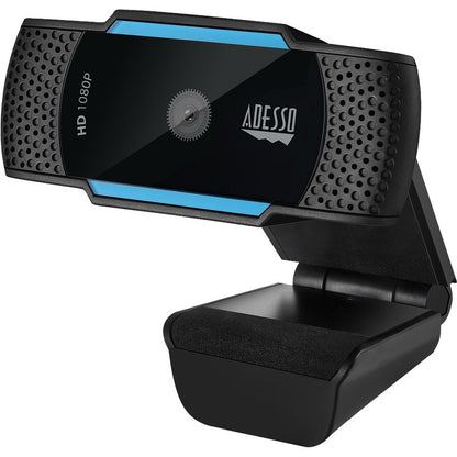 Webcam Adesso CyberTrack CyberTrack H5 - 2,1 mégapixels - 30 ips - Noir, Bleu - USB 2.0 - 1 de chaque CYBERTRACKH5