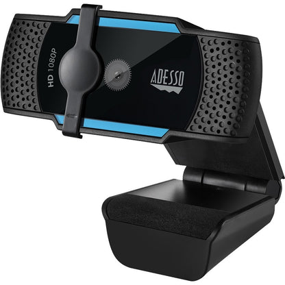 Webcam Adesso CyberTrack CyberTrack H5 - 2,1 mégapixels - 30 ips - Noir, Bleu - USB 2.0 - 1 de chaque CYBERTRACKH5