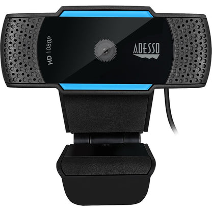 Webcam Adesso CyberTrack CyberTrack H5 - 2,1 mégapixels - 30 ips - Noir, Bleu - USB 2.0 - 1 de chaque CYBERTRACKH5