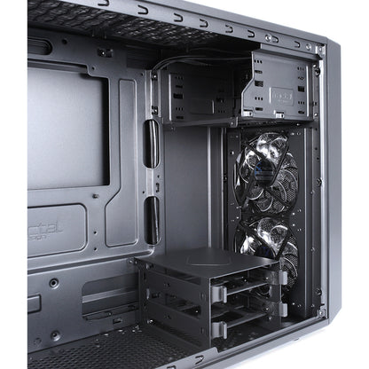 Boîtier d'ordinateur Fractal Design Focus G avec fenêtre latérale FD-CA-FOCUS-BK-W