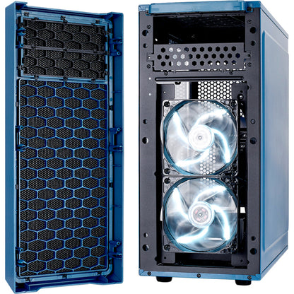 Boîtier d'ordinateur Fractal Design Focus G avec panneau latéral vitré FD-CA-FOCUS-BU-W