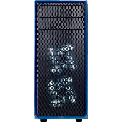 Boîtier d'ordinateur Fractal Design Focus G avec panneau latéral vitré FD-CA-FOCUS-BU-W