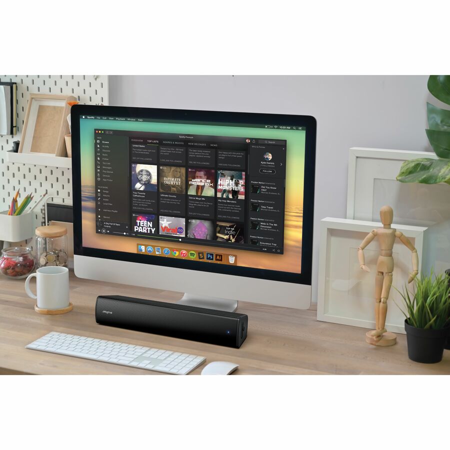 Barre de son portable Bluetooth Creative Stage Air V2 2.0 - 10 W RMS - Noir 51MF8395AA000