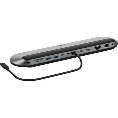 Station d'accueil universelle USB-C 11 en 1 Belkin - USB 3.2 - 10 Gbit/s - 100 W - 2 x HDMI, 1 x VGA, 2 x USB-A, 1 x USB-C - Gris INC014BTSGY