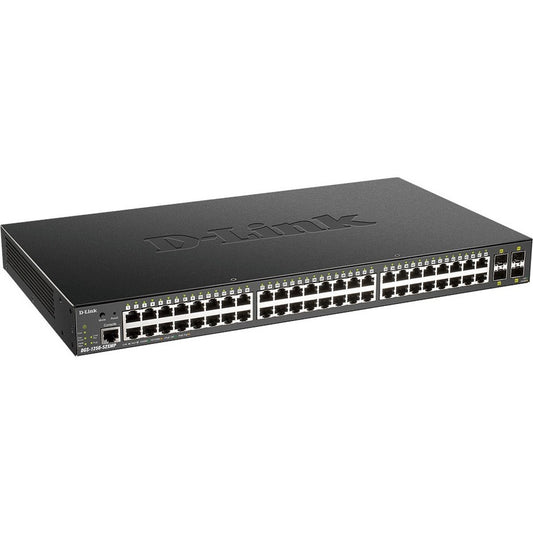 D-Link 52-Port 10-Gigabit Smart Managed PoE Switch DGS-1250-52XMP-6KV
