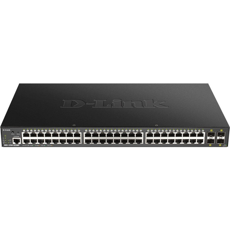 D-Link 52-Port 10-Gigabit Smart Managed PoE Switch DGS-1250-52XMP-6KV