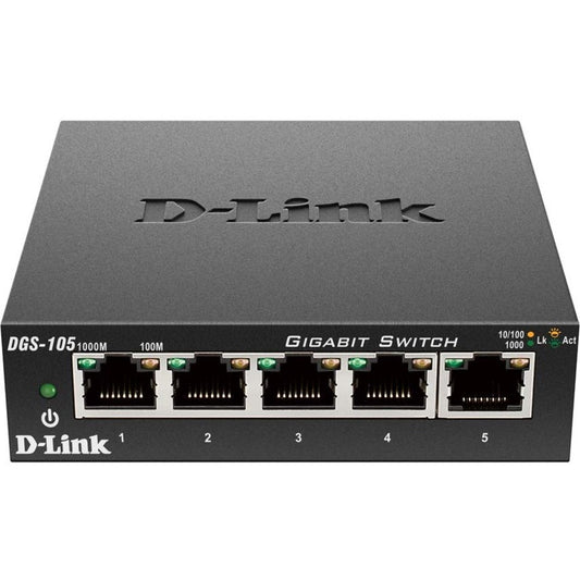 Commutateur de bureau à 5 ports D-Link DGS-105 DGS-105